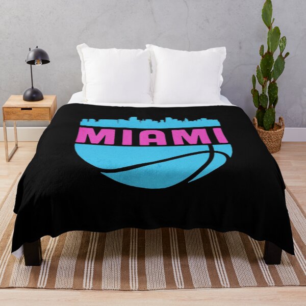 Item preview, Miami City Skyline Basketball Sports Pride Art designed and sold by sandylel.