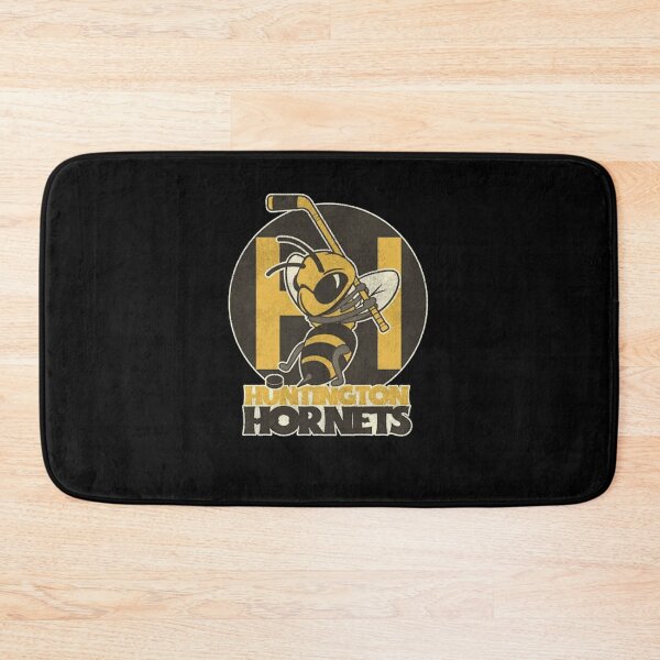 Item preview, Vintage Mascot Angry Hornet Hockey Player Crest designed and sold by BurrellFournier.