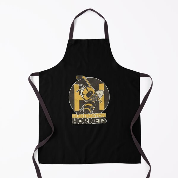 Item preview, Vintage Mascot Angry Hornet Hockey Player Crest designed and sold by BurrellFournier.
