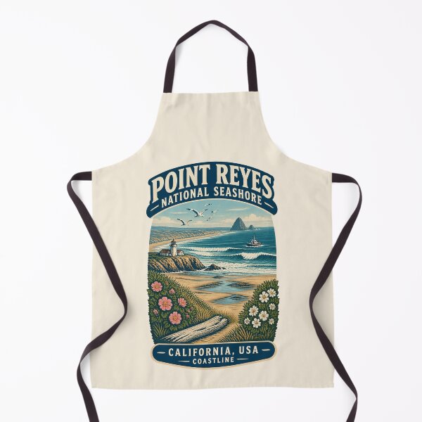 Item preview, POINT REYES NATIONAL SEASHORE, California, USA [1930s WPA travel poster] designed and sold by elektronen.