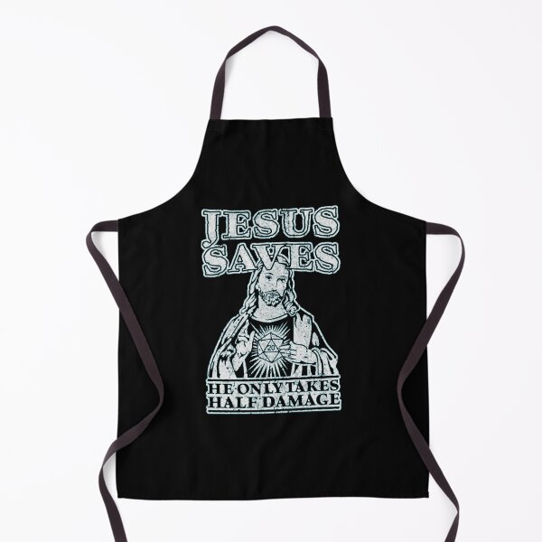 Item preview, Funny Tabletop RPG Gaming Holy Savior Typography designed and sold by AzlanWalk.