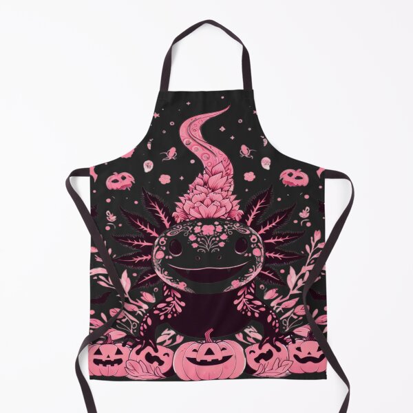 Item preview, Cute Pink Halloween Axolotl Witch designed and sold by BriSher.