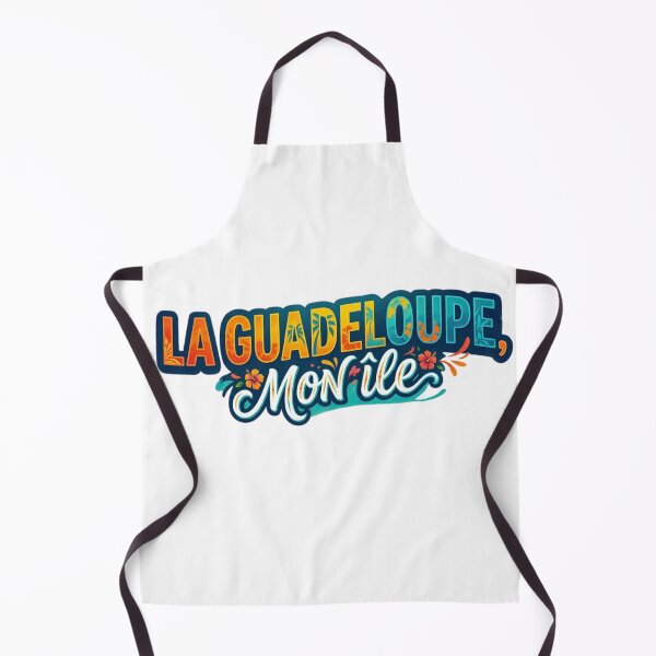 Item preview, Guadeloupe My Island - Tropical Typography & Hibiscus Flowers designed and sold by heritage-supply.