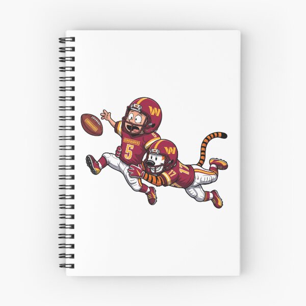 Item preview, Calvin And Hobbes Washington Football Action Fan designed and sold by DamianRoy88.