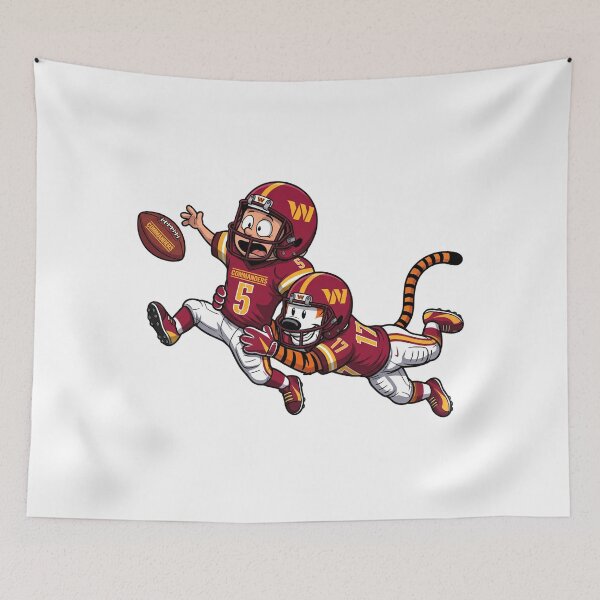 Item preview, Calvin And Hobbes Washington Football Action Fan designed and sold by DamianRoy88.
