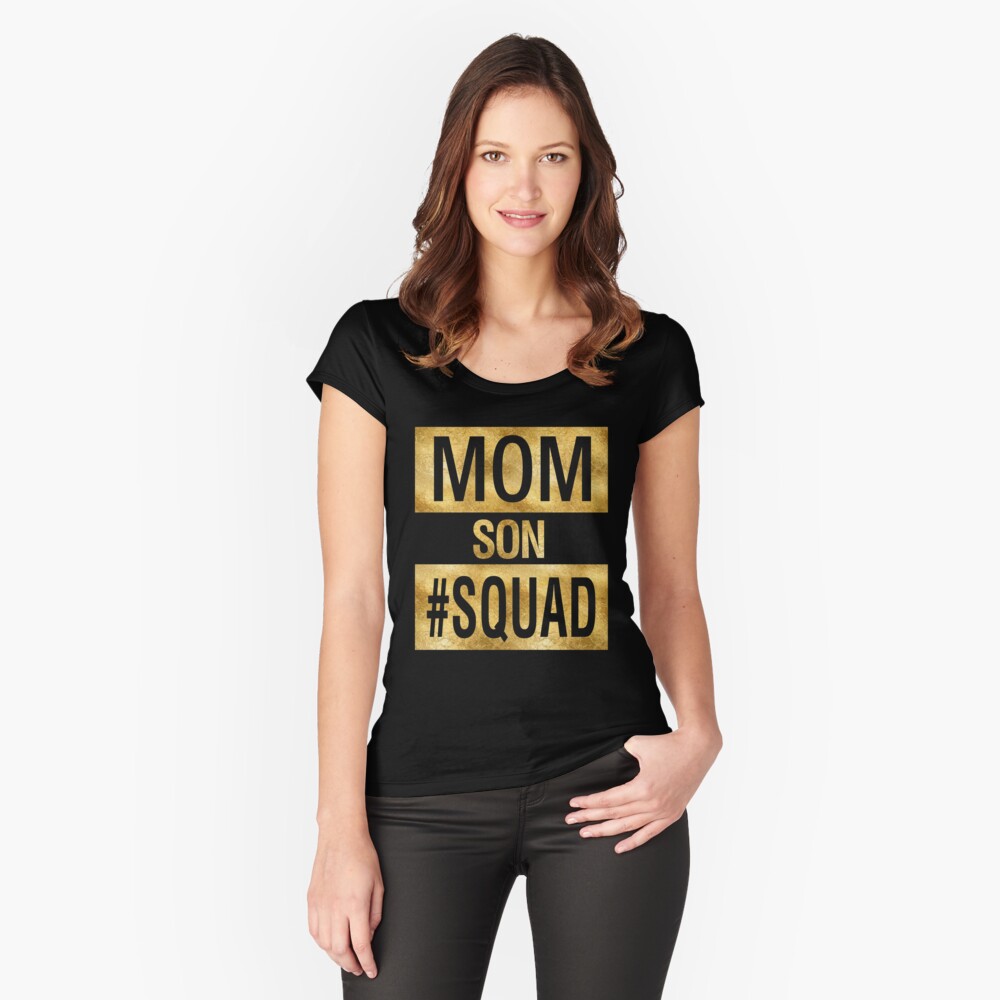 Mom Son Squad Funny Family Matching