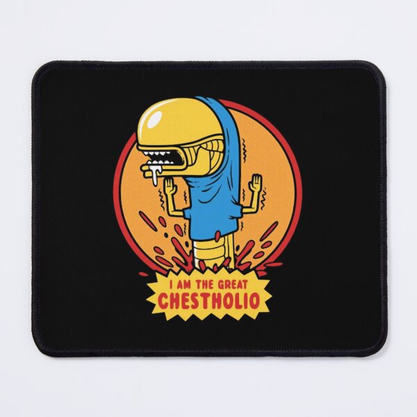 Item preview, Funny Cartoon Alien Mascot Satire Badge designed and sold by BurrellFournier.