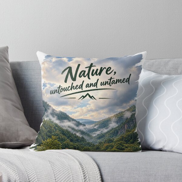 Item preview, Nature Untouched and Untamed Mountain Wilderness T-Shirt designed and sold by EdgeSphere.