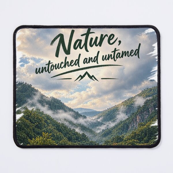 Item preview, Nature Untouched and Untamed Mountain Wilderness T-Shirt designed and sold by EdgeSphere.