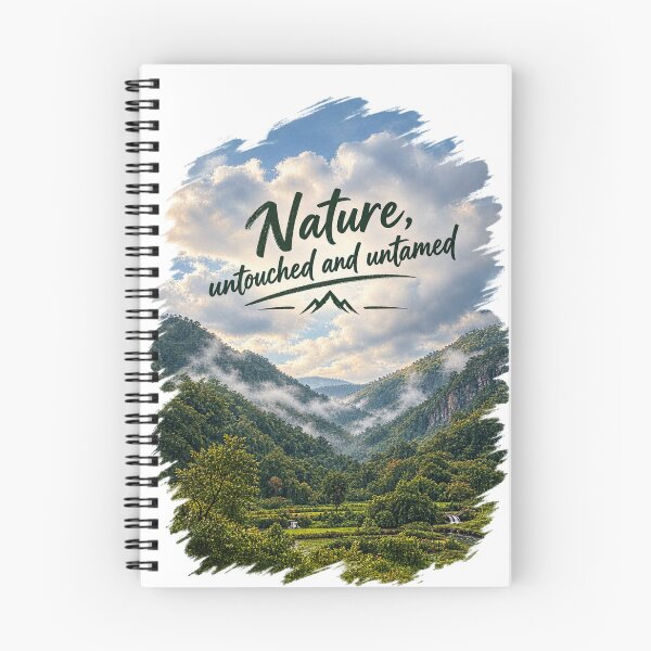 Item preview, Nature Untouched and Untamed Mountain Wilderness T-Shirt designed and sold by EdgeSphere.