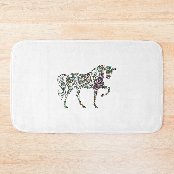 Item preview, Elegant Equine Art Featuring a Trotting Horse Silhouette designed and sold by SHVKERstyle.