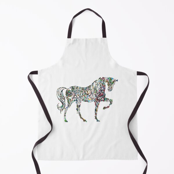 Item preview, Elegant Equine Art Featuring a Trotting Horse Silhouette designed and sold by SHVKERstyle.