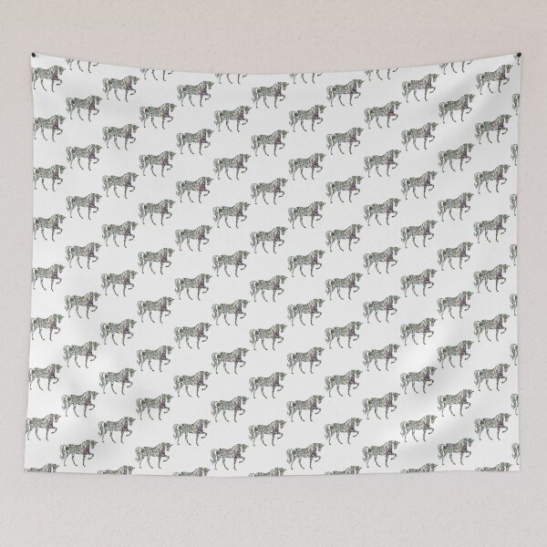 Item preview, Elegant Equine Art Featuring a Trotting Horse Silhouette designed and sold by SHVKERstyle.