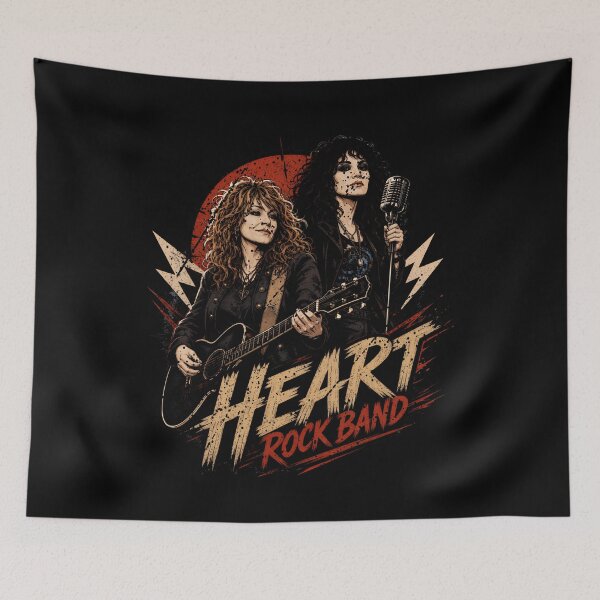 Item preview, Heart Rock Band designed and sold by MelanieHalen.