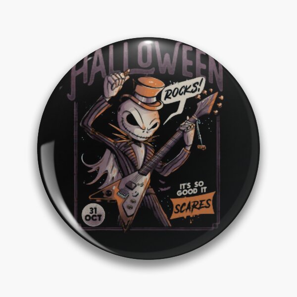 Item preview, Spooky Skeleton Rock Guitarist Halloween Poster designed and sold by BurrellFournier.