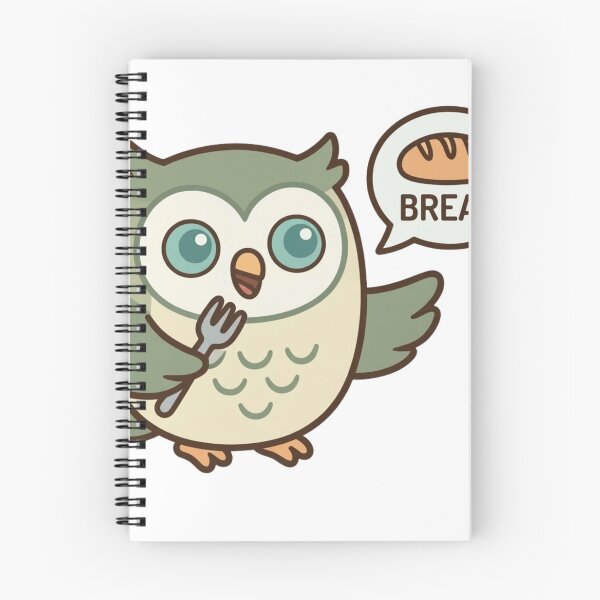 Item preview, Bread Owl designed and sold by WittyOwlet.