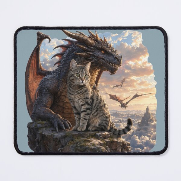 Item preview, Moxie and the Dragon – Magical Fantasy Cat Adventure designed and sold by Moxie-Cat-Universe.