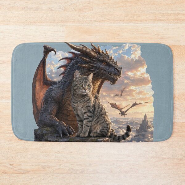 Item preview, Moxie and the Dragon – Magical Fantasy Cat Adventure designed and sold by Moxie-Cat-Universe.