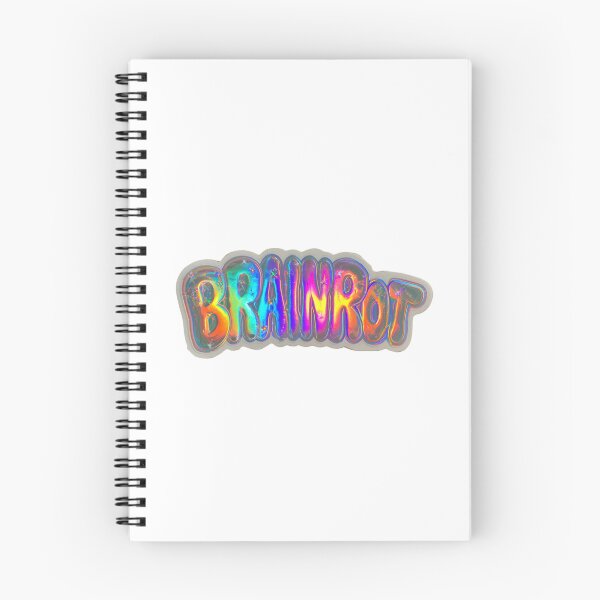 Item preview, Brainrot Iridescent Text Internet Culture Meme designed and sold by NicolasGlowArt.