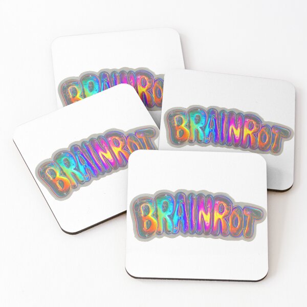 Item preview, Brainrot Iridescent Text Internet Culture Meme designed and sold by NicolasGlowArt.