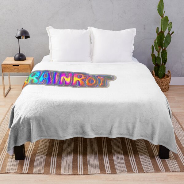 Item preview, Brainrot Iridescent Text Internet Culture Meme designed and sold by NicolasGlowArt.