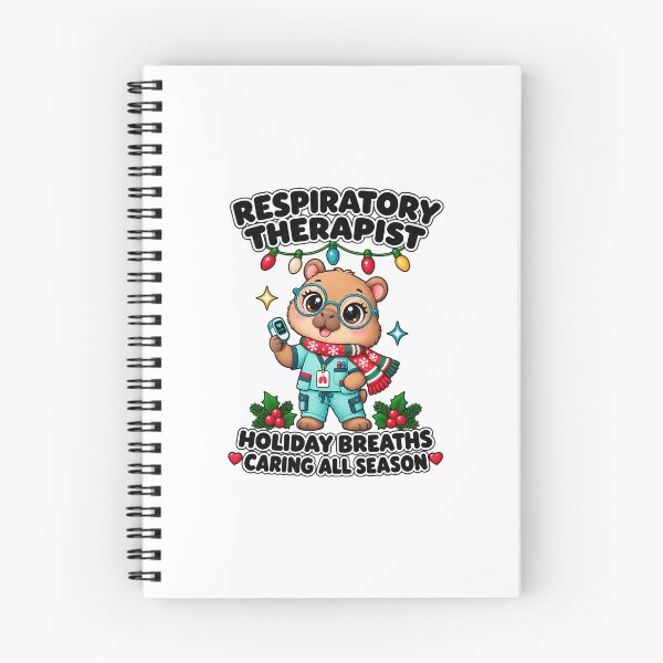 Item preview, Holiday Breaths Respiratory Therapist Christmas Capybara designed and sold by UKCoinsShopp.