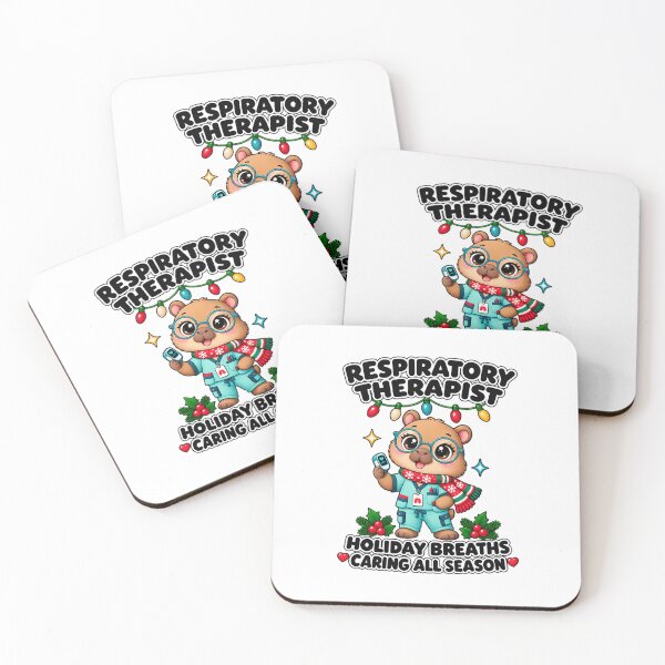 Item preview, Holiday Breaths Respiratory Therapist Christmas Capybara designed and sold by UKCoinsShopp.