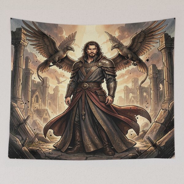 Item preview, Guardian Of The Fallen Realm - Boris Vallejo style designed and sold by FotoworldEdel.