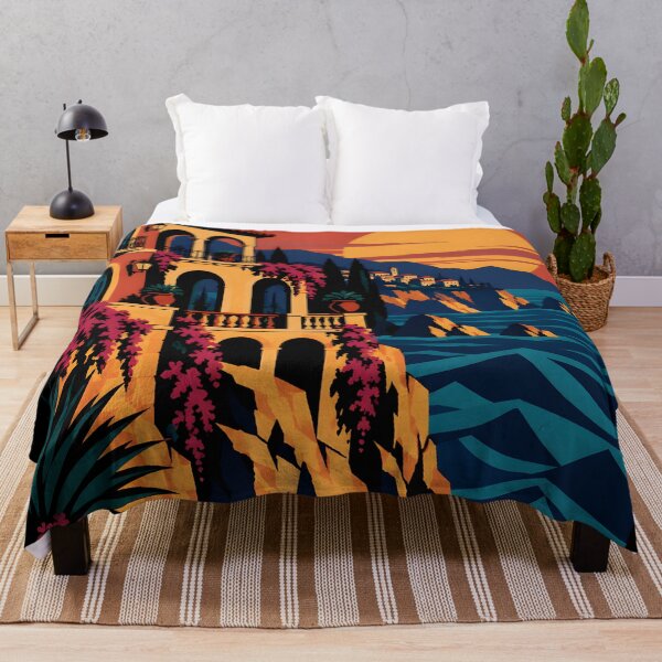 Item preview, Coastal Villa Silhouette designed and sold by DrawingAndText.