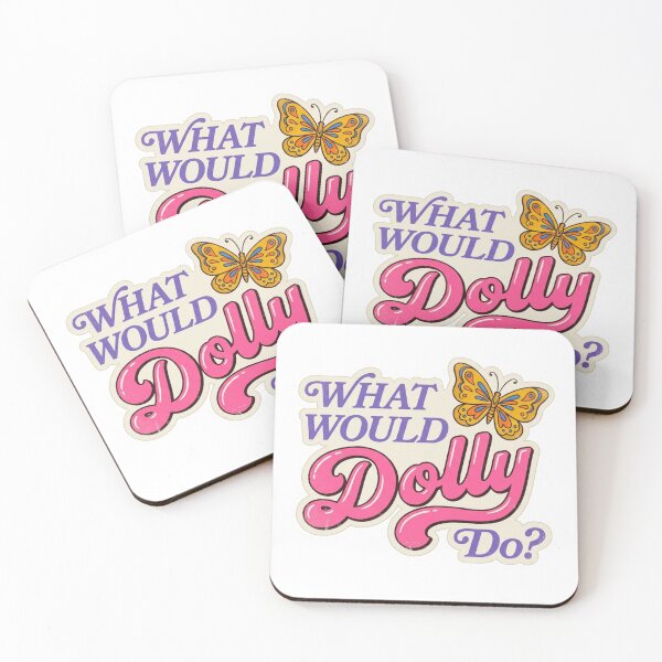 Item preview, What Would Dolly Do Butterfly Retro 70s Country Music Fan Nashville Cowgirl Quote    designed and sold by raedattia.