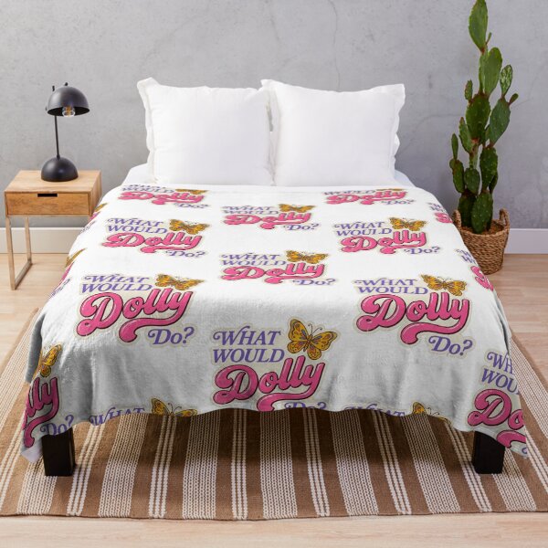 Item preview, What Would Dolly Do Butterfly Retro 70s Country Music Fan Nashville Cowgirl Quote    designed and sold by raedattia.