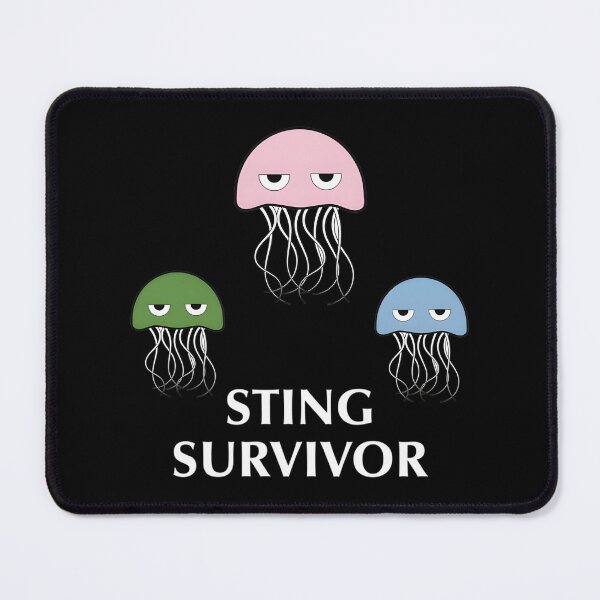 Item preview, Jellyfish Sting Survivor Cute Sea Jellyfish Illustration Design designed and sold by SHVKERstyle.