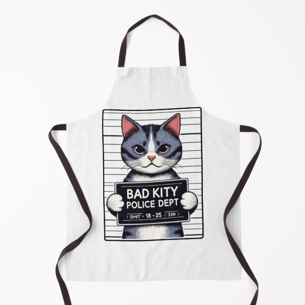 Item preview, Cute Bad Kitten Police Mugshot Cartoon designed and sold by AzlanWalk.