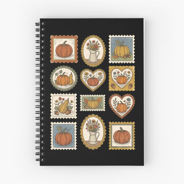 Item preview, Vintage Autumn Pumpkin designed and sold by dudelinart.