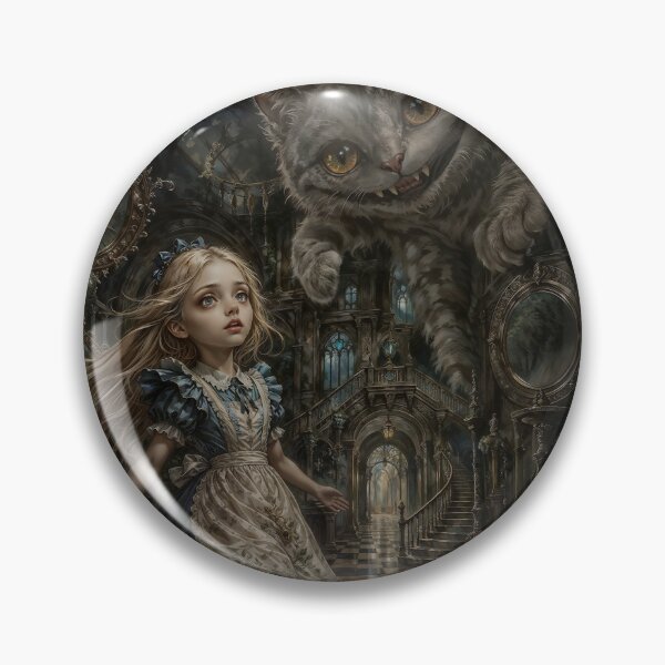 Item preview, Alice in Wonderland Dark Fantasy Illustration designed and sold by AliceWhiteDF.