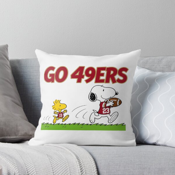 Item preview, Snoopy & Woodstock San Francisco 49ers Football Retro F420 designed and sold by GLUVY-THEME.