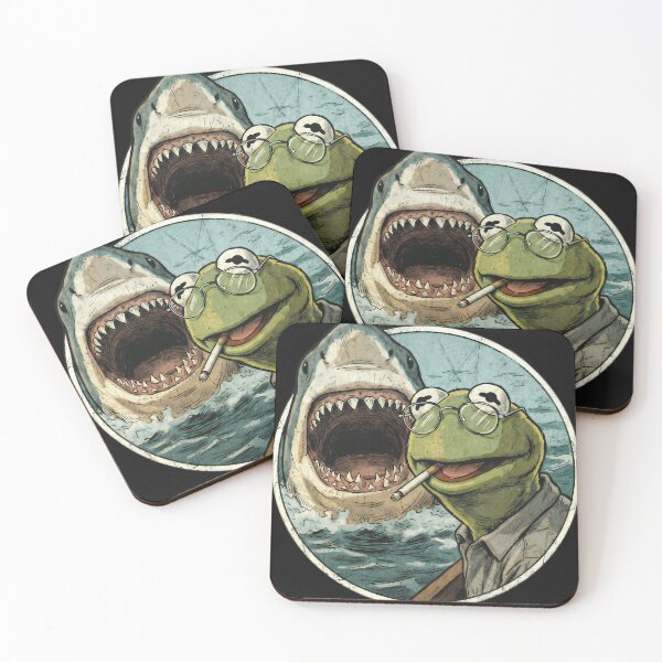 Item preview, Kermit The Frog Smoking Meme designed and sold by BellaGraphicCo.