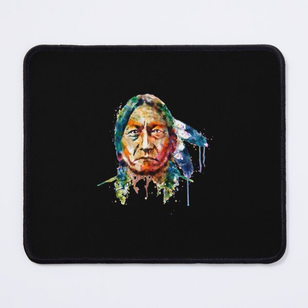 Item preview, Colorful Indigenous Chief Watercolor Portrait designed and sold by AzlanWalk.