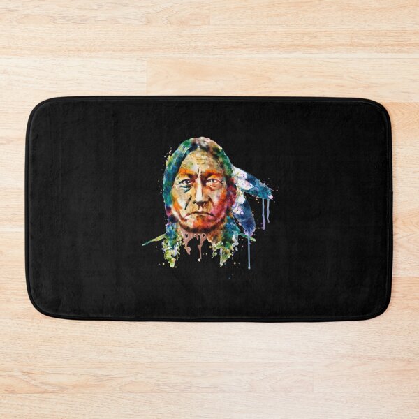 Item preview, Colorful Indigenous Chief Watercolor Portrait designed and sold by AzlanWalk.