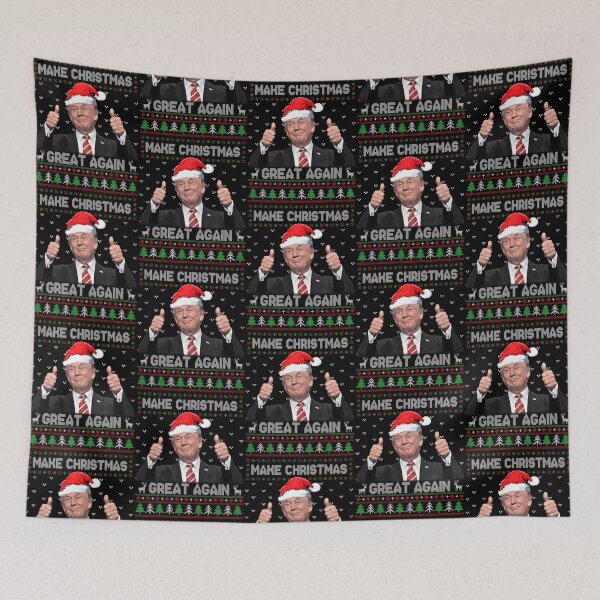 Item preview, Funny Trump Make Christmas Great Again Ugly Sweater Xmas designed and sold by Level3Visualsd.