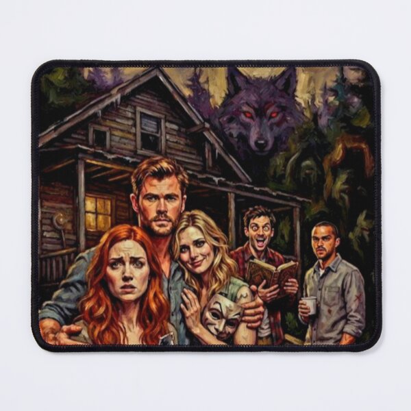 Item preview, The Cabin in the Woods Fine Art Tribute designed and sold by Art's Diner.