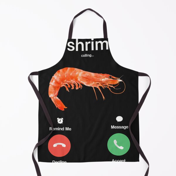 Item preview, Shrim Is Calling Meme Funny Misspelled Shrimp Calling Joke designed and sold by BellaGraphicCo.