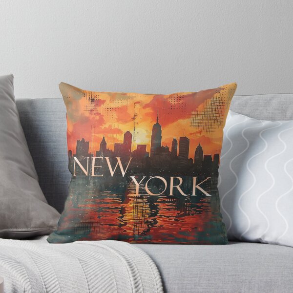 Item preview, New York Sunset Abstract Photo Art designed and sold by Jeallan Designs.