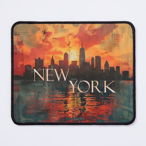 Item preview, New York Sunset Abstract Photo Art designed and sold by Jeallan Designs.