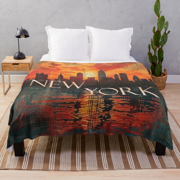 Item preview, New York Sunset Abstract Photo Art designed and sold by Jeallan Designs.