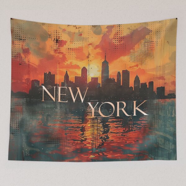 Item preview, New York Sunset Abstract Photo Art designed and sold by Jeallan Designs.