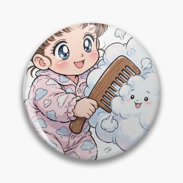 Item preview, Official Cloud Fluffer | Cute Retro 90s Anime Baby Girl designed and sold by Tak-Treasures.