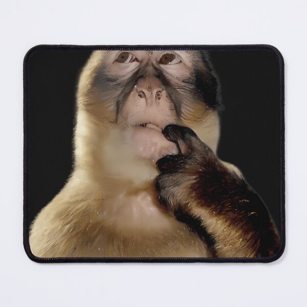 Item preview, Funny Monkey Thinking Meme designed and sold by BellaGraphicCo.