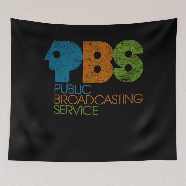 Item preview, PBS Logo - Public Broadcasting Service Vintage designed and sold by Neonmorphy.