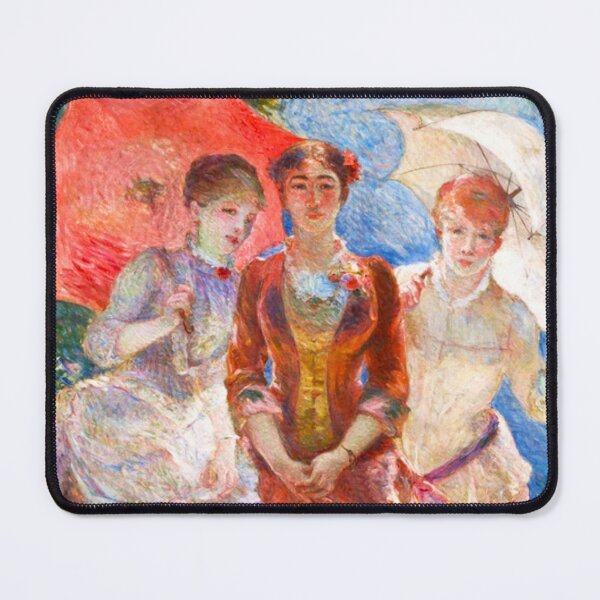 Item preview, Three Women with Parasols by Marie Bracquemond (1880) designed and sold by Vernissage-dart.